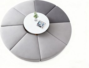 Siedzisko LEA, trójkąt, ciemnoszara