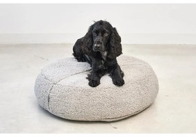 Beżowe legowisko dla psów z materiału bouclé ø 70 cm Senso Pouffe Greige S/M – MiaCara