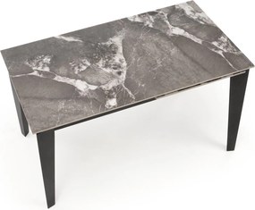 Rozkładany stół z blatem ze spieku Felix Halmar efekt szarego marmuru