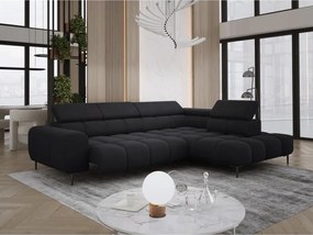 Narożnik PLAZA L Prawostronny z elektryczną regulacją siedziska w tkaninie APHRODITE 23 WERSAL