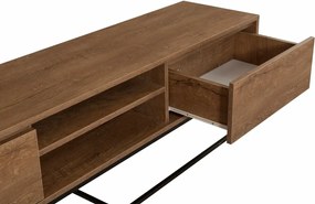 Stolik pod telewizor Rodez Walnut and Black II, L