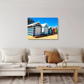 Obraz na szkle - Brighton Beach, Melbourne, Australia (70x50 cm)