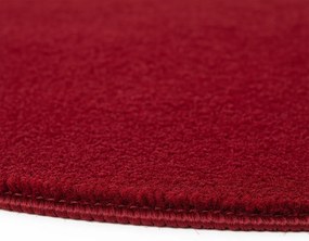 Dywan pluszowy Joy czerwony koło 160 cm x 160 cm