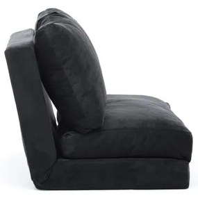 Czarna rozkładana sofa 120 cm Taida – Balcab Home