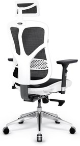 Fotel ergonomiczny Diablo V-Basic, biało-czarny