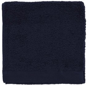Ciemnoniebieski bawełniany ręcznik frotte 40x60 cm Comfort – Södahl