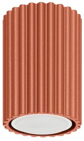 Plafon KARBON 10 ochra czerwona ryflowany SOLLUX  LIGHTING
