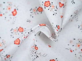 PrzytulneMieszkanie.pl PrzytulneMieszkanie.pl Pościel z mikrowłókna FLORINE kremowa Rozmiar pościeli: 70 x 80 cm | 140 x 200 cm