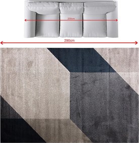 Dywan Sevilla Oxford Blue&amp;Grey 200x290cm