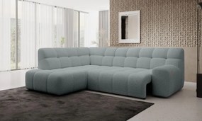 Narożnik COCOON L z elektryczną regulacją siedziska Lewostronny w tkaninie JAGUAR 19