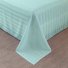 PrzytulneMieszkanie.pl Hotelowe prześcieradło z mikrofibry 140x240 cm i poszewka na poduszkę 50x70 cm JASMINE, miętowy Typ zapięcia: Zakładka