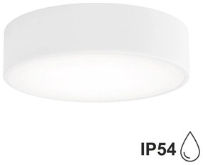 Lampa sufitowa łazienkowa z czujnikiem CLEO 2xE27/24W/230V śr. 30 cm biały IP54