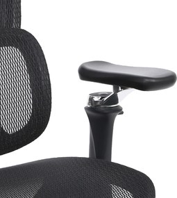 Krzesło biurowe LEVEL, czarna