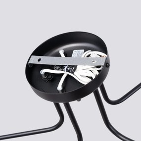 Żyrandol ASTRAL 5 czarny SOLLUX  LIGHTING
