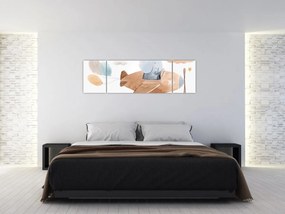 Obraz - Akwarela słoń w samolocie (170x50 cm)