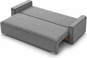 Kanapa Natan rozkładana z funkcją spania i pojemnikiem na pościel – nowoczesna sofa sztruksowa