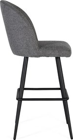 Zespół dwóch tabouretów odzyskanych z tkanki i rembourrés