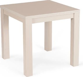 Stół Kwadratowy Rozkładany MAX 80-160 cm Orzech Macadamia Nowoczesny