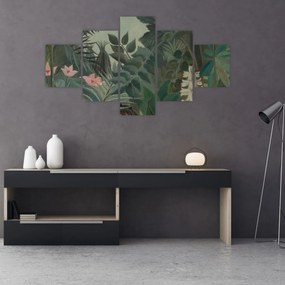 Obraz - Henri Rousseau, The Equatorial Jungle, reprodukcje (125x70 cm)