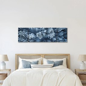 Obraz - Śnieżny las (170x50 cm)