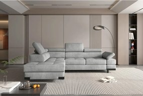 Narożnik EMPORIO L Lewostronny z funkcją spania Lewostronny w ktaninie SERENO 692 WERSAL