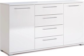 Biała nowoczesna komoda 150 cm C1-R17