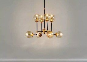 Lampa sufitowa ze szklanymi kloszami