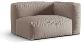 Beżowy moduł sofy (prawostronny) Martina – Micadoni Home