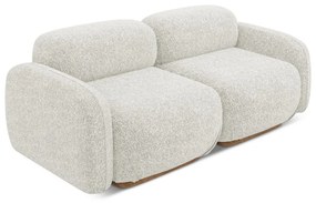 Kremowa sofa modułowa 190 cm Ailani – Makamii