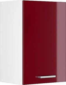 Szafka ścienna czerwony połysk 40x31x60 r-line