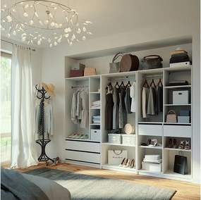 Szafa biały 280x50x200 elmo