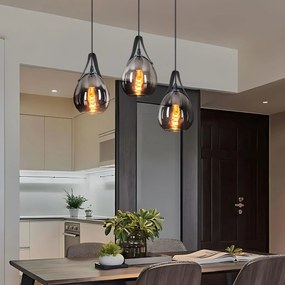 Lampa Wisząca APP1774-1CP BLACK GREY
