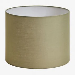 Arlina Abażur Do Lampy Z Tkaniny Salvia Zieleń & Ø40 Cm - ↑30 Cm - Sklum