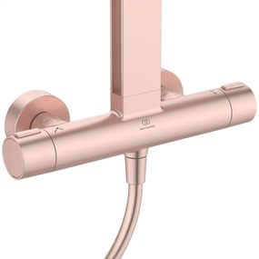 Jasnoróżowy metalowy zestaw prysznicowy 111 cm ALU+ – Ideal Standard