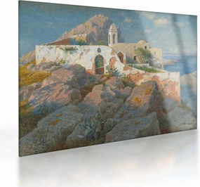 Obraz na szkle - William Stanley Haseltine, Santa Maria a Cetrella, Anacapri, reprodukcje (70x50 cm)