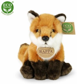 Rappa Pluszowa lisica siedząca, 18 cm ECO-FRIENDLY