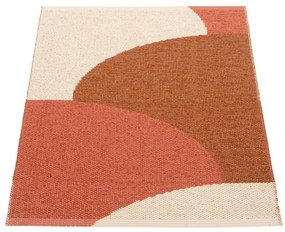 Ceglasty dywan odpowiedni na zewnątrz 70x90 cm Hill Brick Rust – Pappelina