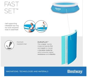Basen dmuchany ø 244 cm głębokość 61 cm – Bestway
