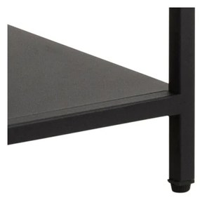 Czarny metalowy regał 80x86 cm Newcastle – Actona