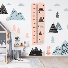 Naklejki na ścianę - Metr - Lis w lesie