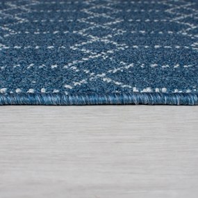 Ciemnoniebieski chodnik odpowiedni do prania 57x230 cm Argyll – Flair Rugs