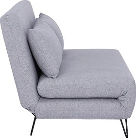 Szara rozkładana sofa ZENIA