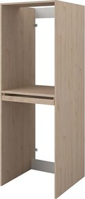 Mebel pod pralkę i suszarkę - Jasny naturalny - S64 x W184 cm - ERKANO