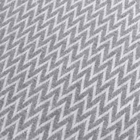 Pled Ibiza 140x200cm grey chevron