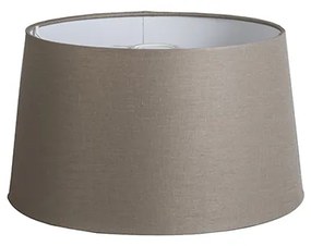 Abażur z lnu taupe 35/30/18