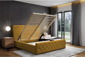 Łóżko Mona I 160 w tkaninie Magic Velvet 2290