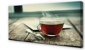 Obraz na płótnie Chwila z Ciepłą Herbatą