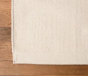 Dywan 100 % bawełna Zaran Organic Ecru 120 cm x 170 cm