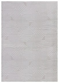 Dywan 3D nowoczesny Sahara Geometria szary 200 cm x 290 cm