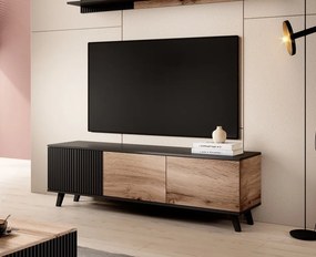 Stolik pod telewizor z ryflowanym frontem Random RTV-1